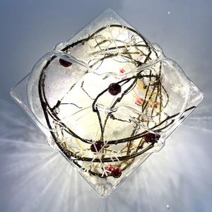 Led Box Lights 12*12*14cm Square Shaped Led Glass Ornaments Gift Box Decoration Led Lights