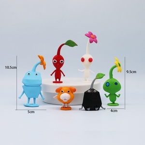 Figurines PVC <span class=keywords><strong>Pikmin</strong></span> populaires en gros – Modèles de personnages de jeux vidéo, ornements en plastique de dessins animés, poupées de collection inspirées du Japon - Product Image 3