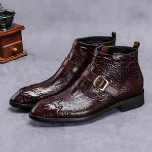 Zapatos Casuales Retro Personalizados para Hombre, Zapatos de Vestir Formales con Punta en Pico, Zapatos Casuales de Otoño, Venta Directa de Fábrica - Product Image 5