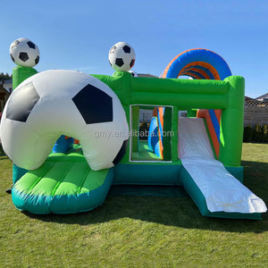 <span class=keywords><strong>Castillo</strong></span> Inflable con Tobogán Hpfburg, Temática Deportiva <span class=keywords><strong>de</strong></span> Fútbol, <span class=keywords><strong>Castillo</strong></span> Inflable Combinado con Tobogán para Niños - Product Image 2