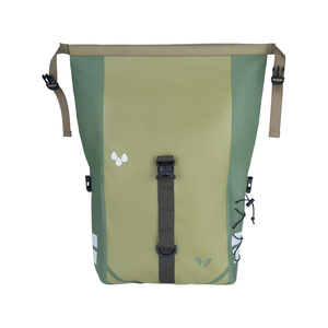 600D/RPET 20L Roll Top impermeable lado seco trasero portabicicletas suave <span class=keywords><strong>bicicleta</strong></span> Pannier <span class=keywords><strong>bolsa</strong></span> - Product Image 5