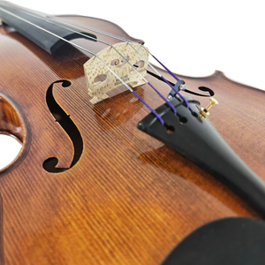 Violin chuyên nghiệp cao cấp dành cho sinh viên đại học, làm bằng gỗ nguyên khối, kiểu dáng biểu diễn, thủ công, mặt đàn gỗ thông và lưng đàn gỗ phong. - Product Image 5