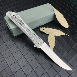 Couteau de poche pliable pour le camping en plein air, modèle 7530, outil EDC, lame 8Cr13Mov, manche en alliage d'aluminium, couteau de chasse - Product Image 5