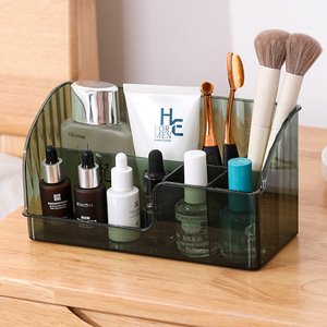 Cosmetic Storage Box 6-10L <b>Plastic</b> 4 In 1 Simple Makeup Organizer For Desk <b>Mirror</b> Cabinet - Product Image 4