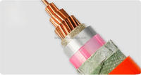 Cable de alimentación de cobre con núcleo de PVC ignífugo, libre de halógenos y de baja emisión de humo, BTTZ/NG-A(BTLY) 0.6/1KV 2.5-400 mm², 5 núcleos, para minería