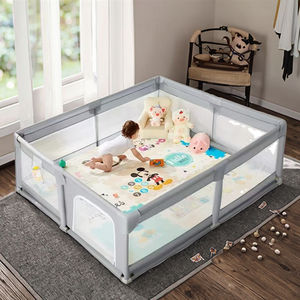 Corralito Plegable de Material Oxford para Bebés y Niños Pequeños con Gancho de Seguridad para Tienda de Campaña, para Uso en Interiores/Exteriores - Diseño Contemporáneo - Product Image 3