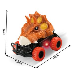 Voiture dinosaure télécommandée jouet voiture télécommandée drôle voiture télécommandée mélangée à la lumière mini dino voiture radio jouets - Product Image 3