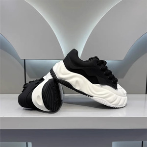 Chaussures de course pour hommes style européen à enfiler, collection automne 2026, polyvalentes, tendance, design patchwork color block, semelle PHYLON - Product Image 5