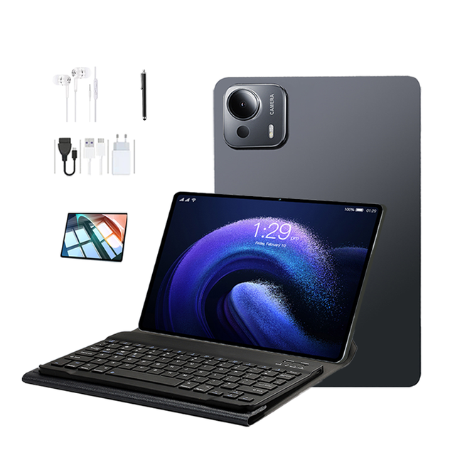 Support Customization Educational 10.1 Inch Pad7 Ultra Android 15 Wi-Fi Network Dual Sim 8+256GB Tablet PC with Keyboard