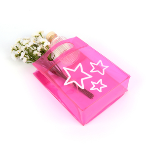 Phong Cách Mới Cô Gái Chàng Trai PVC Nhỏ Thạch Kẹo Pouch Túi Rõ Ràng Xử Lý Túi Trẻ Em Của Ngày Cầu Vồng Món Quà Đầy Màu Sắc Mini Die-Cut Túi Xách - Product Image 6