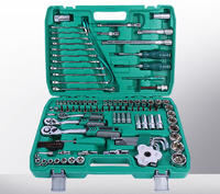 Ensemble d'outils de réparation automobile professionnel de 216 pièces en acier au carbone, boîte à outils combinée OEM, mallette rigide, clé à cliquet, portable, durable