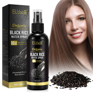 ELbbuB Castor Oil Ginger <strong>Organic</strong> Fermented 120ml Black Rice Water Biotin <strong>Spray</strong> Natural <strong>Hair</strong> Growth Serum for Woman - Product Image 4