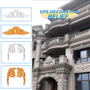 EPS trang trí cứu trợ trên tường ngoài trời nhà máy giá EPS nghệ thuật mouldings <span class=keywords><strong>Polystyrene</strong></span> bọt khuôn mẫu với linh hoạt vữa - Product Image 4