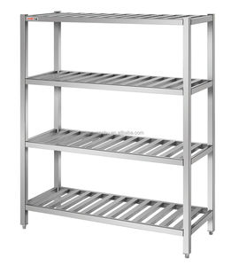 Étagère de rangement commerciale en acier inoxydable 304 pour buffet, bar, <span class=keywords><strong>restaurant</strong></span>, fruits, légumes, chambre froide - Meilleures ventes - Product Image 4