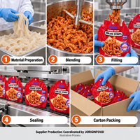 Bâtonnets de Konjac HALAL Épicés de Hunan, Prêts à Consommer, Snack Chinois, Sachet de 60g, Vente en Gros, Approvisionnement en Vrac, Logo Personnalisé