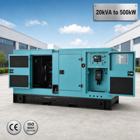 Générateur diesel super silencieux Yuchai Cummins 20kVA 30kVA 50kW 100kVA 150kW 160kW 200kW 250kW 300kW 400kW 500kW 3 phases 50Hz 60Hz