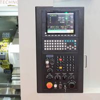 Torno de Torreta de Alta Rigidez con Certificación CE, Torno Automático de Bancada Inclinada para Torneado de Acero y Aluminio, Torno con Control CNC