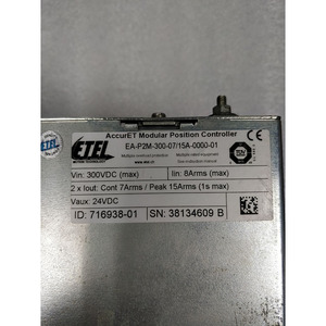 Controlador de Servoaccionamiento ETEL P2M-300-07/15A para Equipos Industriales - Product Image 2