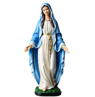 Article religieux Statue Catholique Résine Personnalisée Vierge Marie Priez Figurine À La Main Creative Décoration de La Maison