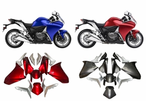 Kit de carénage complet moulé par injection pour moto, compatible avec Vfr1200 <span class=keywords><strong>VFR</strong></span> <span class=keywords><strong>1200</strong></span> 10 11 12 2010 <span class=keywords><strong>2011</strong></span> 2012 2013, kits de carénages ABS Zxmt - Product Image 2