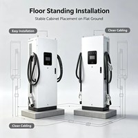 160kW-360KW Mehrfach-Schnellladestation Wasserdicht IP67 Smart APP-Steuerung EV-Ladegerät Elektrofahrzeug-Ladestation