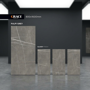 Azulejos de porcelana esmaltada Pompeii Natural de 800x1600 mm para suelo y pared, aspecto de piedra natural, premium, 80x160 cm - Product Image 5