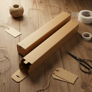 Caja de Cartón Larga Ultra Resistente con Doble Hebilla - Papel Kraft Reciclado Impreso a Color - Product Image 2