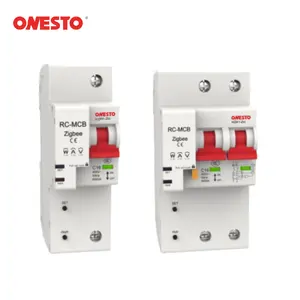 ONESTO Smart Zigbee Breaker Residual Current Devices with Zigbbe Metering Tuya System Zigbee RCBO