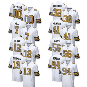 Maillots de football américain personnalisés pour hommes et femmes, Nouvelle-Orléans 2025, brodés, uniformes pour jeunes, vêtements de sport avec logos - Product Image 1