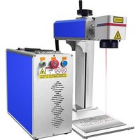 Graveur laser à fibre 20w 30w 50W LightBurn compatible pointeur à point rouge 7.9 "x 7.9" zone de travail gravure sur métal précise prend en charge l'IA
