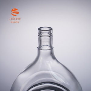 Bouteille en verre à fond incurvé de 700 ml pour brandy blanc, coffret cadeau luxueux XO cognac avec un <span class=keywords><strong>d</strong></span>écanteur pour l'<span class=keywords><strong>a</strong></span>ération du vin - Product Image 6