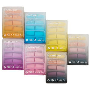 <span class=keywords><strong>Tapones</strong></span> para los Oídos de Espuma EARMOR, Amigables con la Piel, para un Uso Prolongado, Cómodos, Bloquean el Ruido, para <span class=keywords><strong>Dormir</strong></span>, Estudiar, Trabajar en la Biblioteca, 5 Pares - Product Image 4