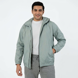 Customizable Wholesale Men's <b>Winter</b> Style Windbreaker <b>Jackets</b> Stand Collar Front Quick Dry Breathable High Street <b>Waterproof</b> - Product Image 1