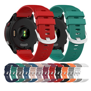 Shanhai สายรัดข้อมือ18 20 22มม., 255 158 <span class=keywords><strong>55</strong></span> <span class=keywords><strong>245</strong></span> 645สายซิลิโคนสำหรับ <span class=keywords><strong>Garmin</strong></span> vivoactive 4 3 /venu 2 /sq - Product Image 1