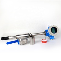 Débitmètre numérique électromagnétique à insertion haute température pour la mesure de l'eau, affichage LCD, support OEM, acier au carbone