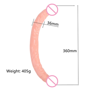 Dildo de PVC de Doble Cabeza Largo, Dildo Realista para Mujeres, Masturbadores, Dildo de 14 Pulgadas para <span class=keywords><strong>Lesbianas</strong></span> Adultas, Juguetes Sexuales - Product Image 2