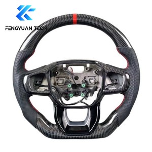 Volant de voiture personnalisé en fibre de carbone pour Ford Ranger Raptor GT F150 Mondeo Fiesta T7 Kuga Focus RS <span class=keywords><strong>ST</strong></span> MK3 MK4 <span class=keywords><strong>Escort</strong></span> 2023 2019 - Product Image 3