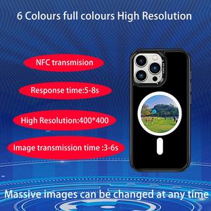 Sumber pabrik langsung HD kelas enam warna E6 e-ink casing ponsel untuk <span class=keywords><strong>iPhone</strong></span> serbaguna magnetik rilis cepat & dinamis desain <span class=keywords><strong>UI</strong></span> - Product Image 2