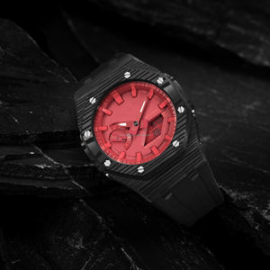 Kit mod pour bracelet de montre en silicone Oak Ga2100 et boîtier de montre en fibre de carbone pour <span class=keywords><strong>G</strong></span> <span class=keywords><strong>Shock</strong></span> <span class=keywords><strong>Ga</strong></span> <span class=keywords><strong>2100</strong></span> - Product Image 3