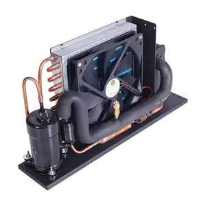 FS mini cooling system r290 dc24v 600w micro fluid chiller unit with plate heat exchanger for laser machine water cooling
