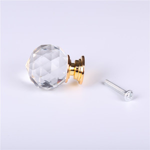 40mm Prism Transparent Inlaid Diamond Modern <b>Kitchen</b> Dresser Furniture Handle - Product Image 4