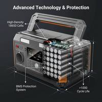 Générateur solaire portable OVO-A6 600W 520Wh 140400mAh à onde sinusoïdale pure avec 12 sorties PD 60W pour camping-car, voyage et camping