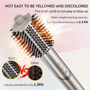 แปรงเป่าผม8ใน1แบบพกพาถอดได้อเนกประสงค์ถอดได้แปรงเป่าลมร้อนไฟฟ้า - Product Image 5