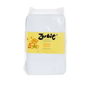 Zorbot kain kasa bisa digunakan kembali popok bayi serbet diperiksa 68*68cm dua lapisan bisa dicuci