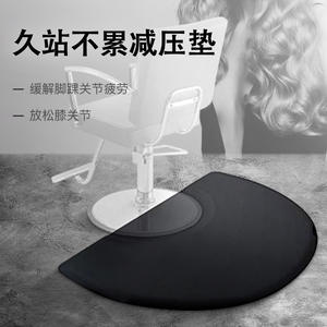 <b>Waterproof</b> Round Anti-fatigue Chair <b>Mat</b> for Salon Hair Salon Floor <b>Mat</b> with Cushion Washable Furniture for Barber Shop Equipment - Product Image 2