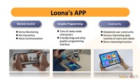 Robot Domestico Avanzato Loona con AI, Controllo Remoto, Ricarica Automatica e Funzionalità di Programmazione con ChatGPT