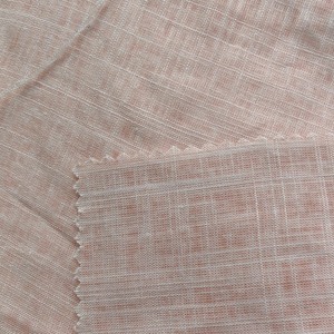 Tessuto <span class=keywords><strong>Misto</strong></span> 15% <span class=keywords><strong>Lino</strong></span> 85% Viscosa Stile Liscio Intrecciato all'Ingrosso per Abiti da Donna e Camicie - Product Image 4