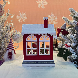 Nouvelle Lanterne à Eau pour Cadeau de Noël, Décoration de Noël Exquise, <span class=keywords><strong>Boule</strong></span> de <span class=keywords><strong>Neige</strong></span> Musicale, <span class=keywords><strong>Veilleuse</strong></span> - Product Image 5