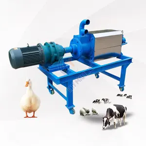 Dewater System Animal Dung Dryer Filter Press Separation Cow Livestock Manure Drying Machine