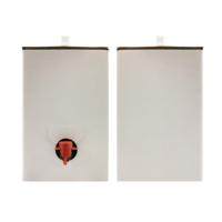 Sacs Bag-in-Box en aluminium de qualité alimentaire 5L 10L pour emballage aseptique de vin rouge liquide, avec bec verseur, recyclables pour café, boissons, bière